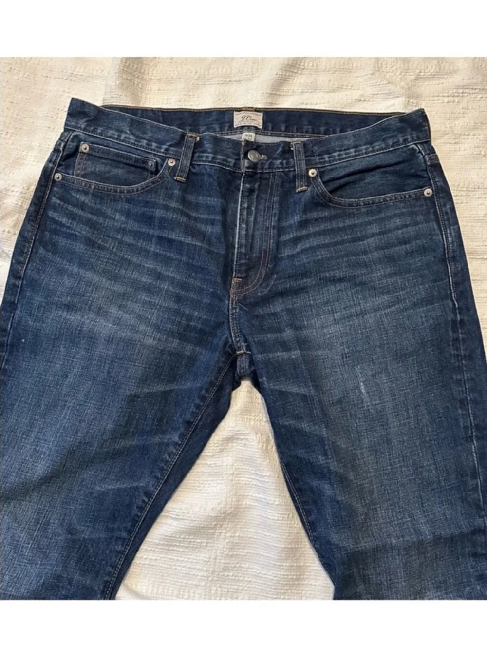 J. Crew 770™ Straight-Fit Rigid Jean in Dark Shadow Wash Japanese Denim